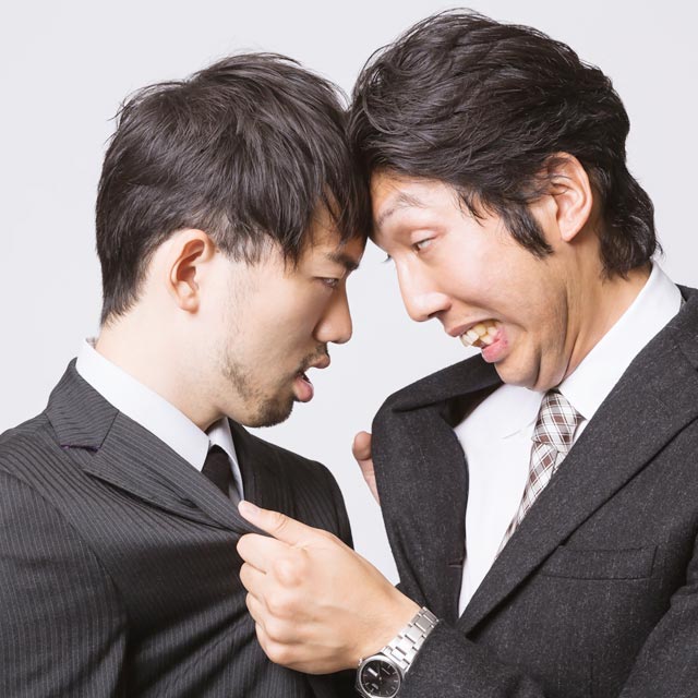相性が合わない2人のサラリーマン