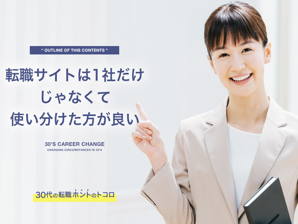 転職サイトは1社だけじゃなく