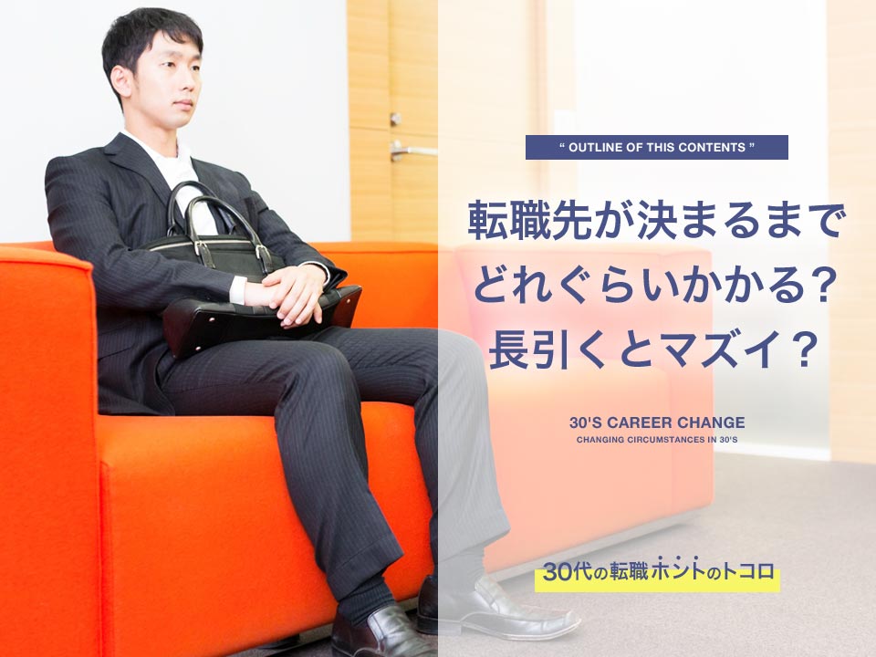 転職するまでにどれぐらいかかる？転職活動の平均期間は◯ヶ月